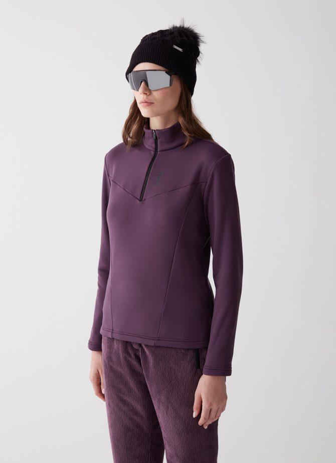 Stretch fleece half-zip ski sweatshirt - Image 2