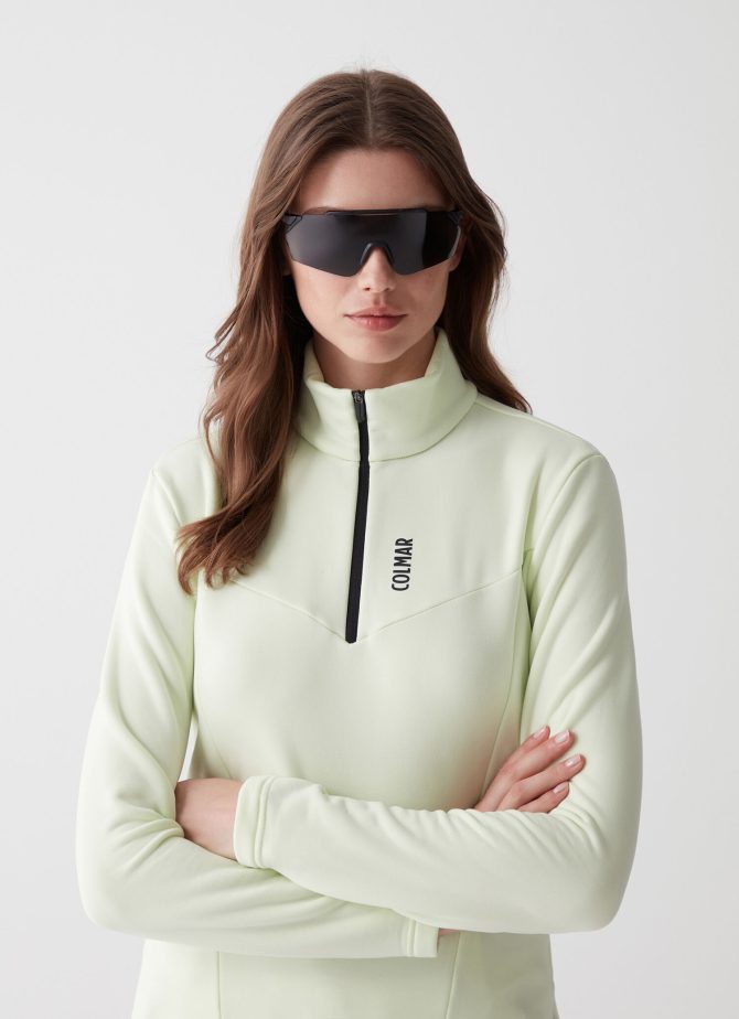 Stretch fleece half-zip ski sweatshirt - Image 3