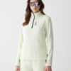 Stretch fleece half-zip ski sweatshirt