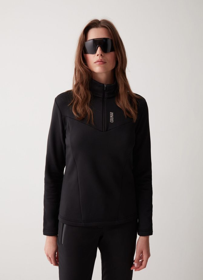Stretch fleece half-zip ski sweatshirt - Image 3