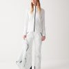Stretch fleece full zip ski sweatshirt