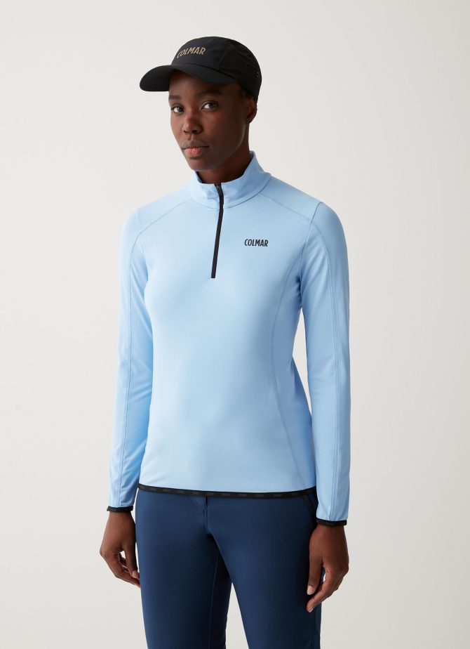 Stretch thermal ski sweater with half zip - Image 3