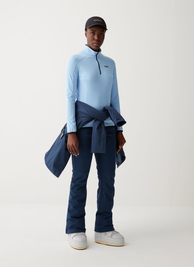 Stretch thermal ski sweater with half zip - Image 2