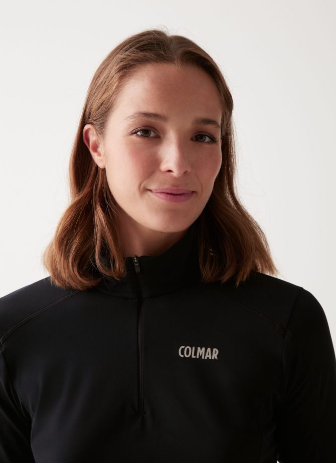 Stretch thermal ski sweater with half zip - Image 3