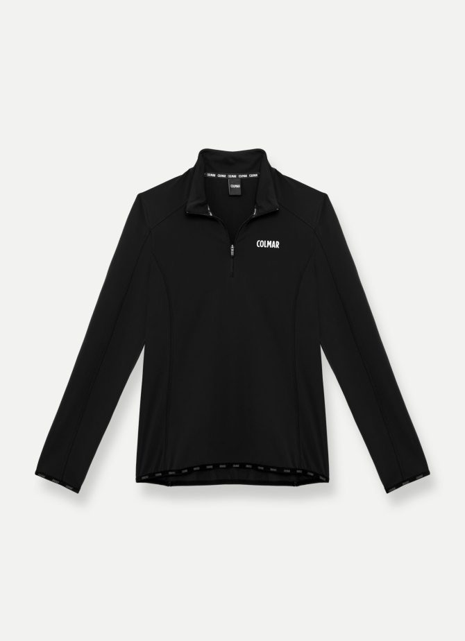 Stretch thermal ski sweater with half zip - Image 4