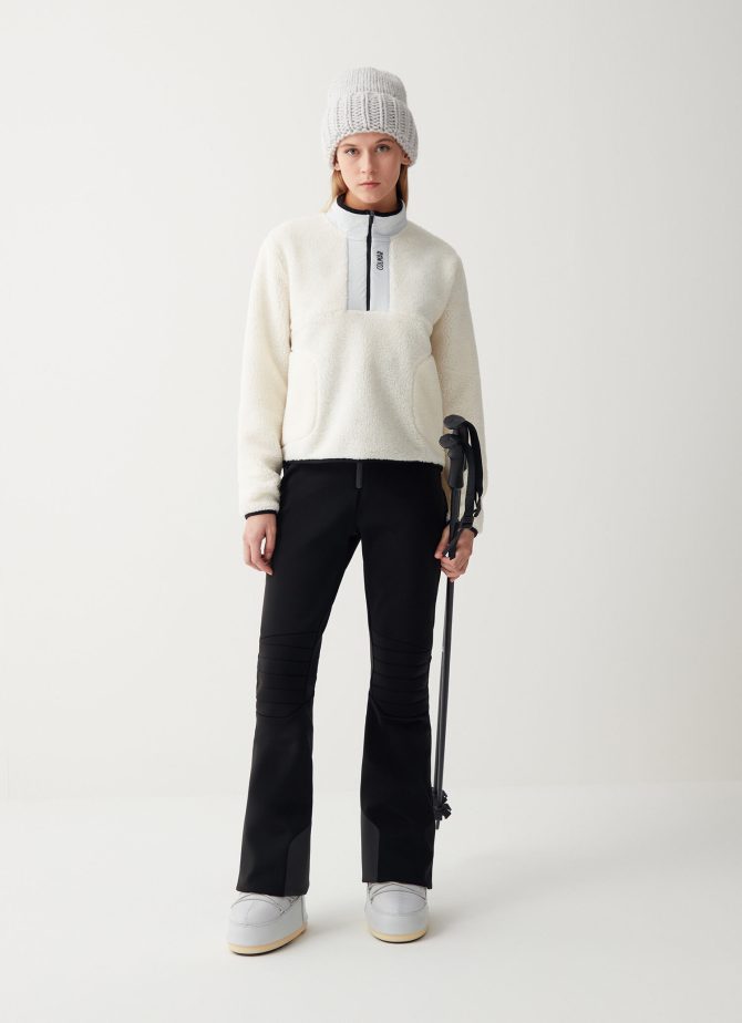 Teddy-effect thermal ski sweatshirt with half-zip - Image 3