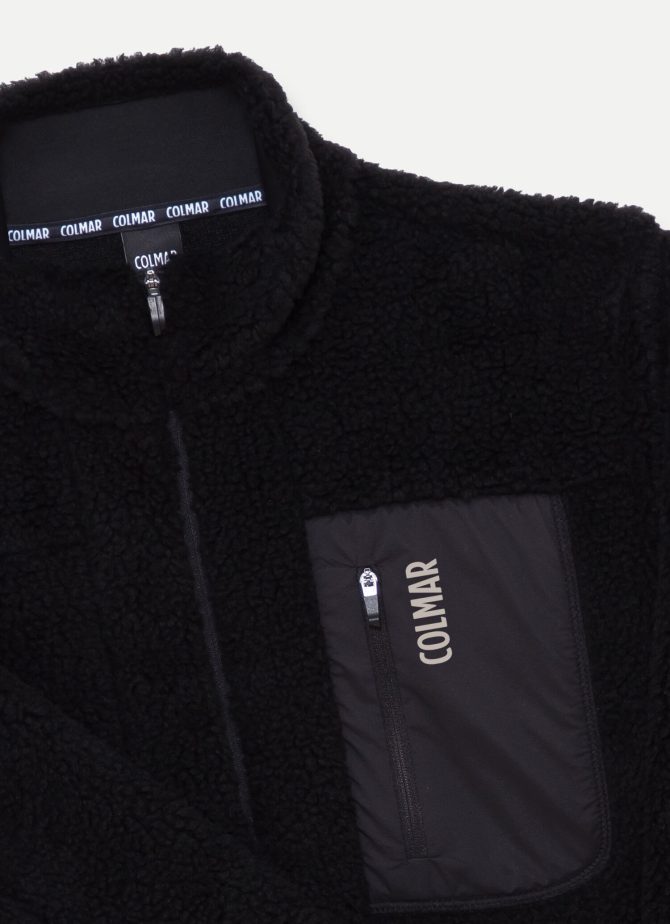 Full-zip ski sweatshirt in teddy-effect fleece - Image 6