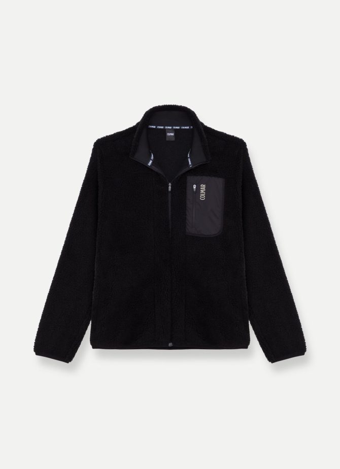 Full-zip ski sweatshirt in teddy-effect fleece - Image 4