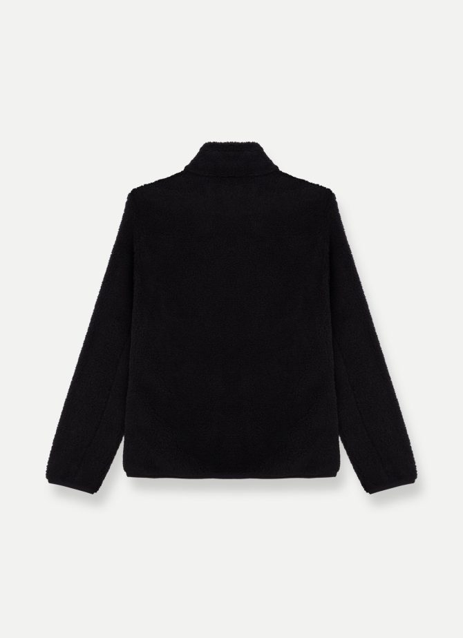 Full-zip ski sweatshirt in teddy-effect fleece - Image 5