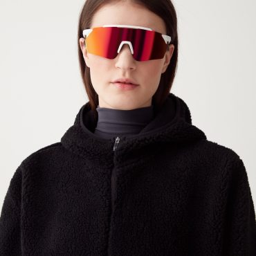 Teddy fleece ski hoody