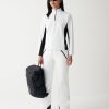 Half-zip ski sweatshirt with solid-colour sides - Image 2
