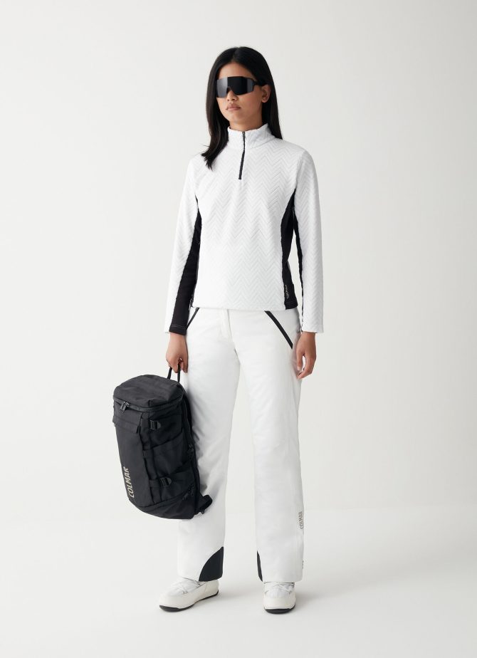 Half-zip ski sweatshirt with solid-colour sides - Image 2