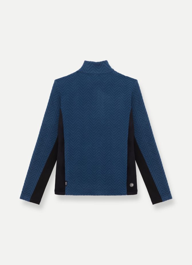 Half-zip ski sweatshirt with solid-colour sides - Image 5