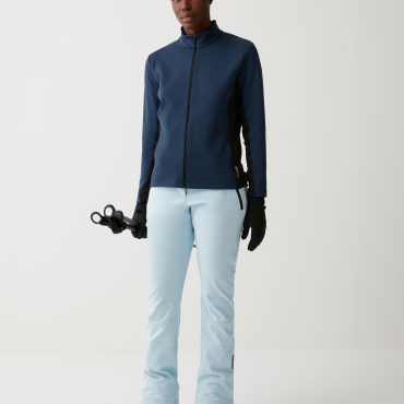 Full-zip ski sweatshirt with mini design