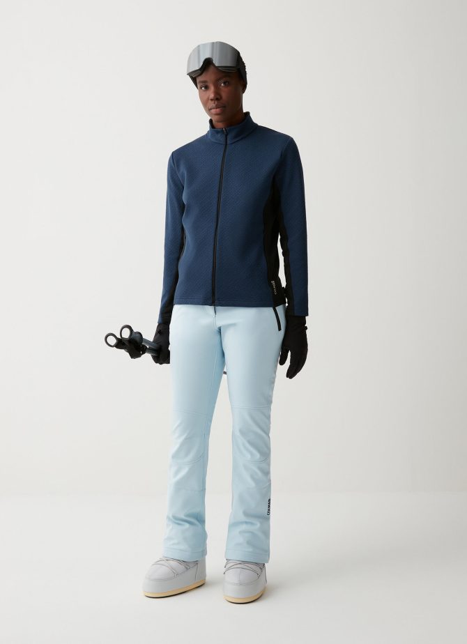 Full-zip ski sweatshirt with mini design