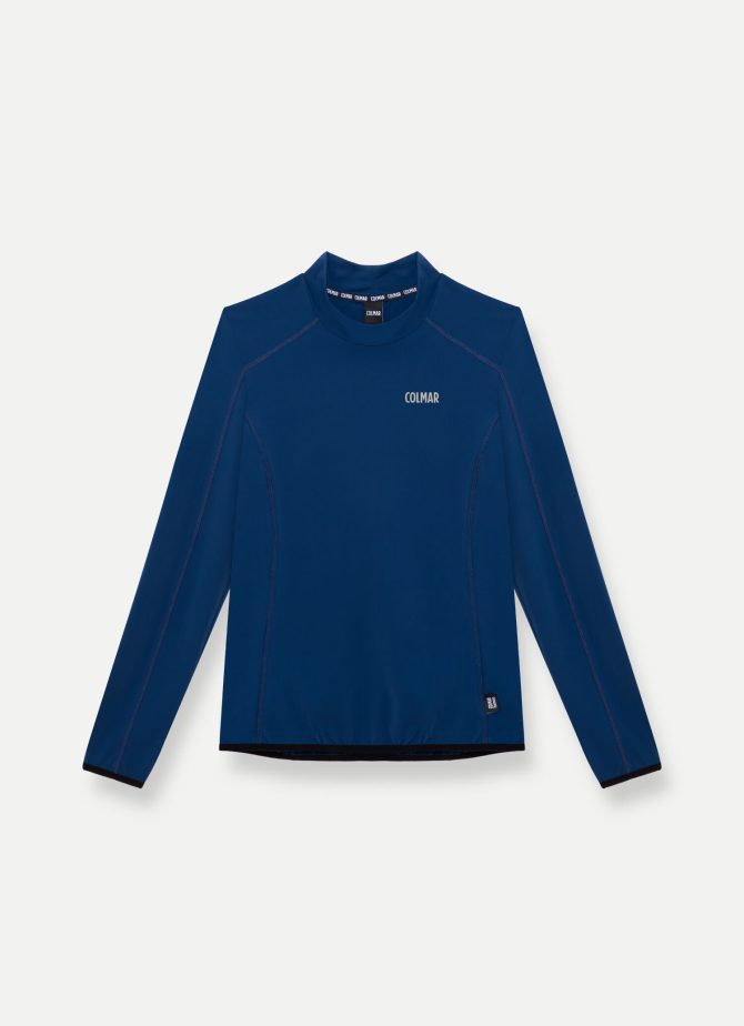 Stretch thermal ski sweatshirt with high neck - Image 4