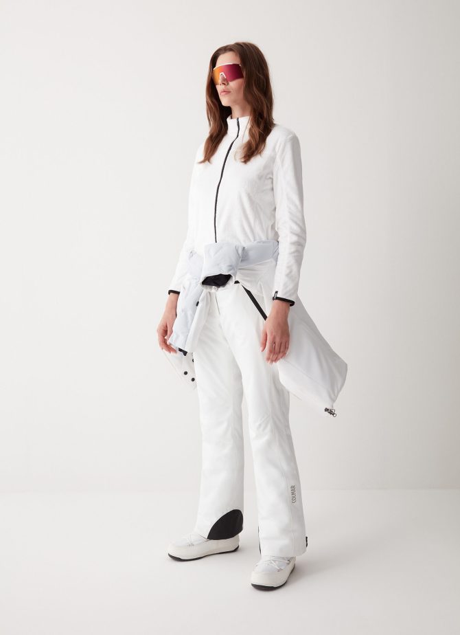 Full zip ski sweatshirt in plush-effect fleece - Image 3