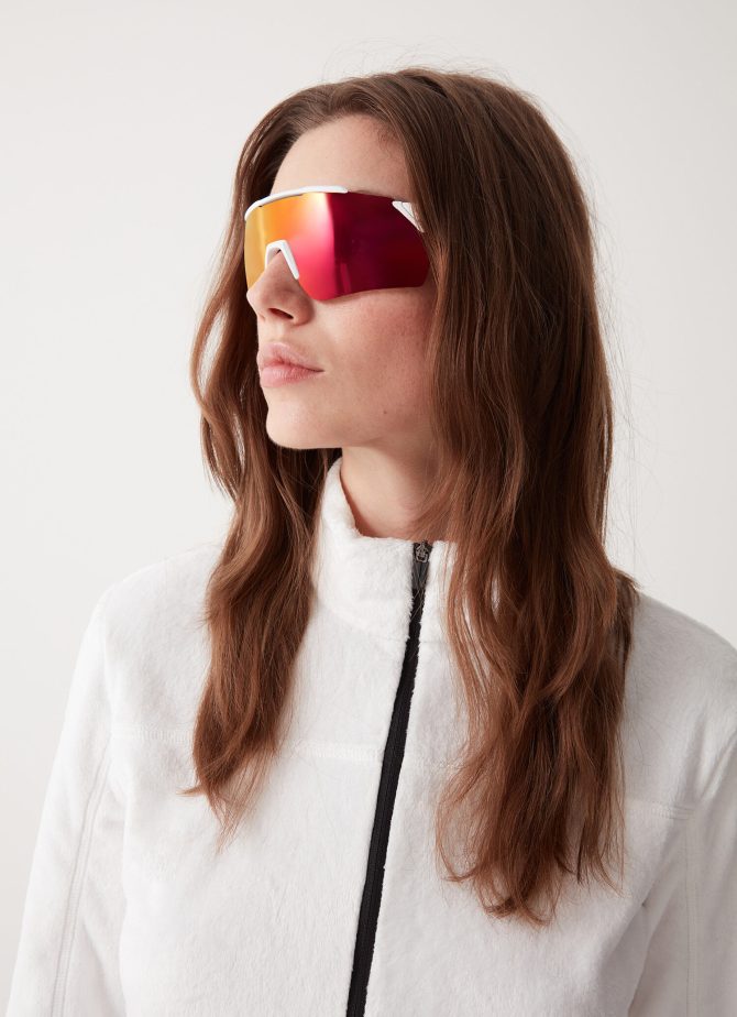 Full zip ski sweatshirt in plush-effect fleece - Image 2