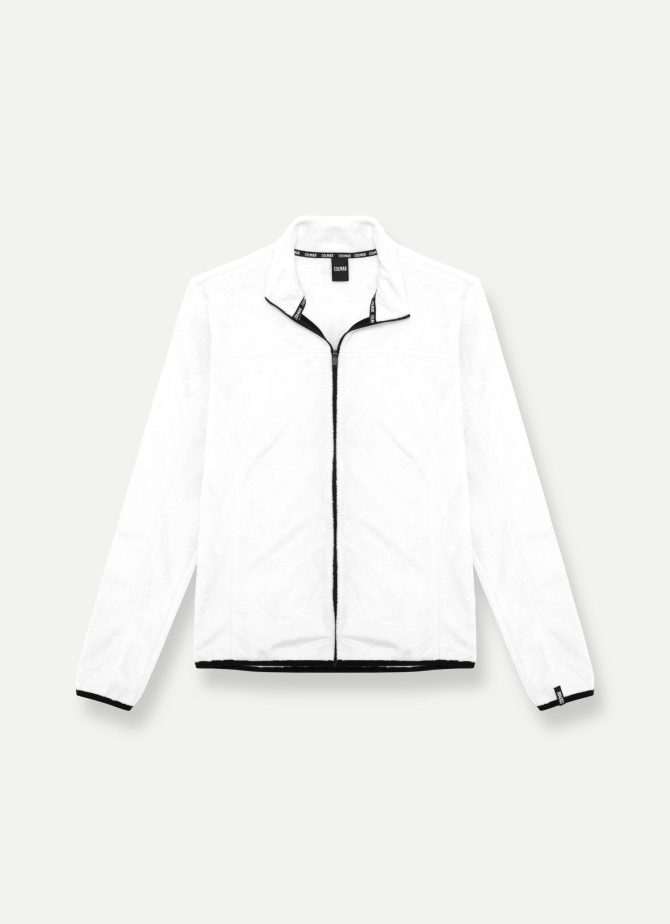 Full zip ski sweatshirt in plush-effect fleece - Image 4