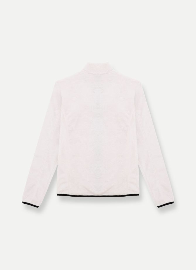 Full zip ski sweatshirt in plush-effect fleece - Image 5