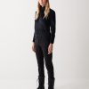 Full zip ski sweatshirt in plush-effect fleece