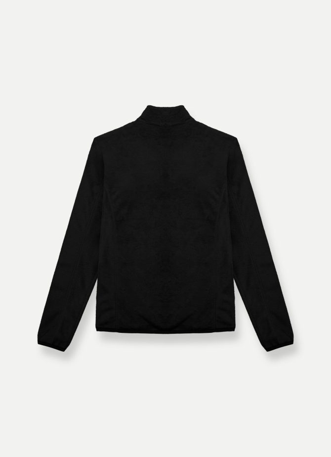 Full zip ski sweatshirt in plush-effect fleece - Image 5