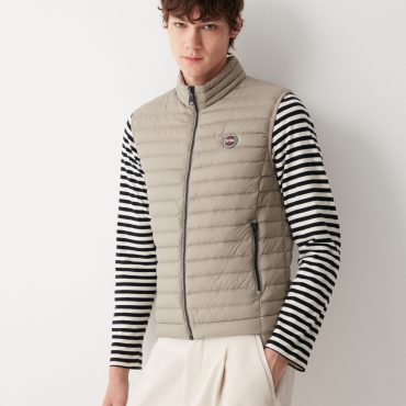 Gilet in eco-friendly down fabric