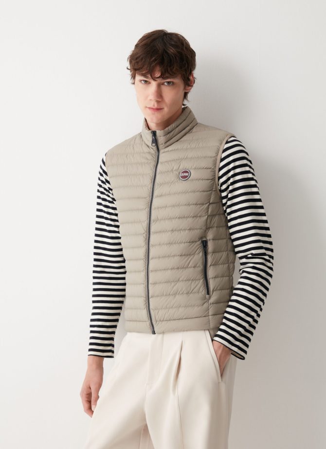 Gilet in eco-friendly down fabric