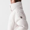 Oversize down jacket with drawstring at the bottom - Image 3