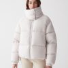 Oversize down jacket with drawstring at the bottom - Image 2