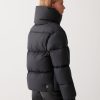Oversize down jacket with drawstring at the bottom - Image 3