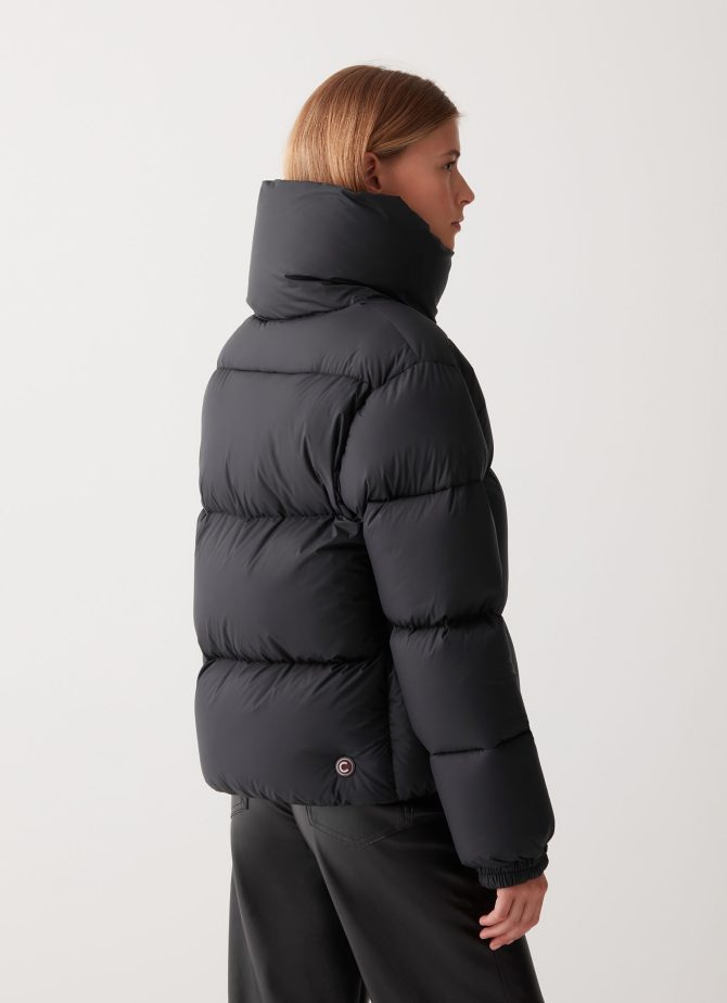 Oversize down jacket with drawstring at the bottom - Image 3