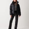 Oversize down jacket with drawstring at the bottom - Image 2