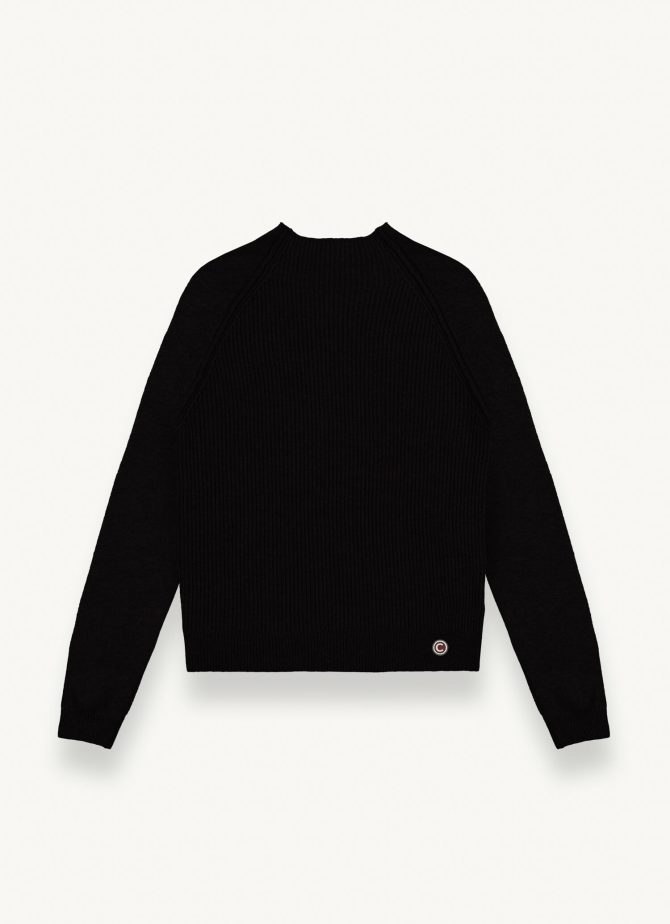 Volcano neck pullover in merino wool - Image 4