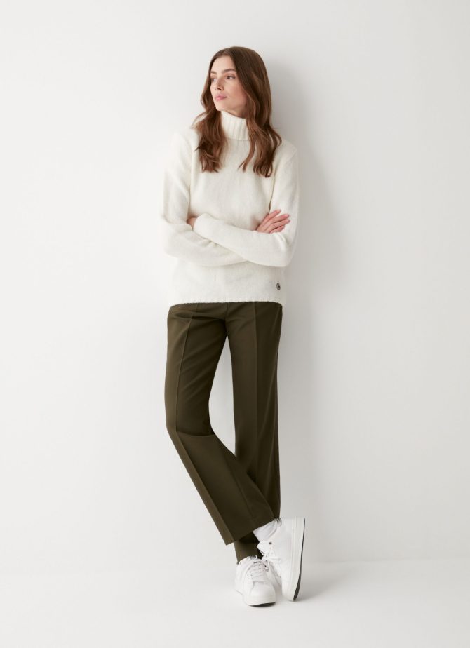 Oversized wool turtleneck