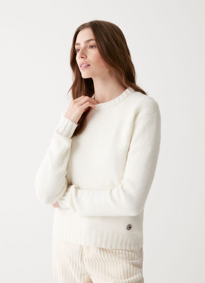 Crew-neck wool jumper