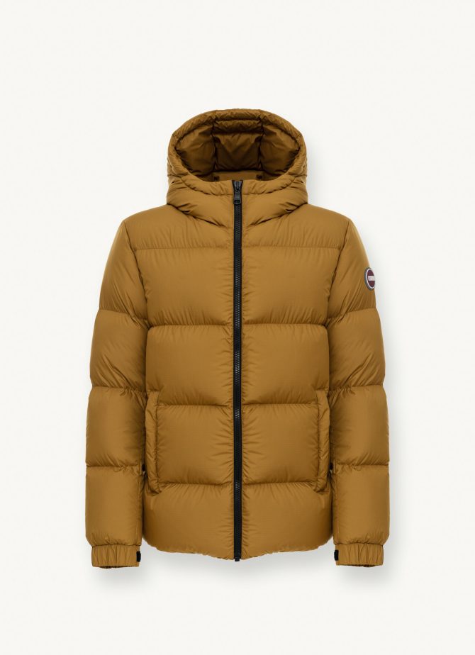 Puffy down jacket with fixed hood - Image 4