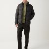 Puffy down jacket with high collar - Image 2