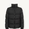 Puffy down jacket with high collar - Image 4