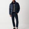 Puffy down jacket with high collar - Image 2