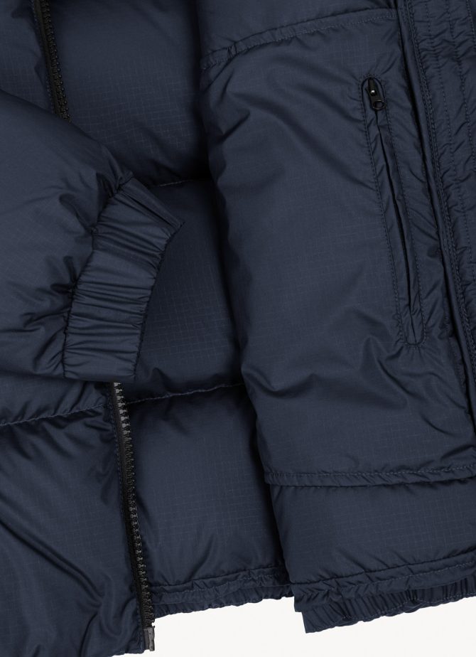 Puffy down jacket with high collar - Image 6