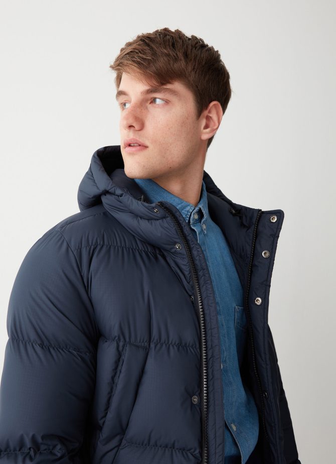 Puffy coat with hood - Image 2
