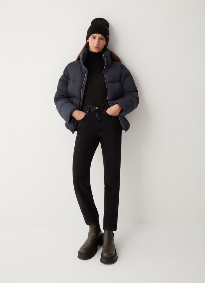 Winter down jacket with large quilting - Image 3